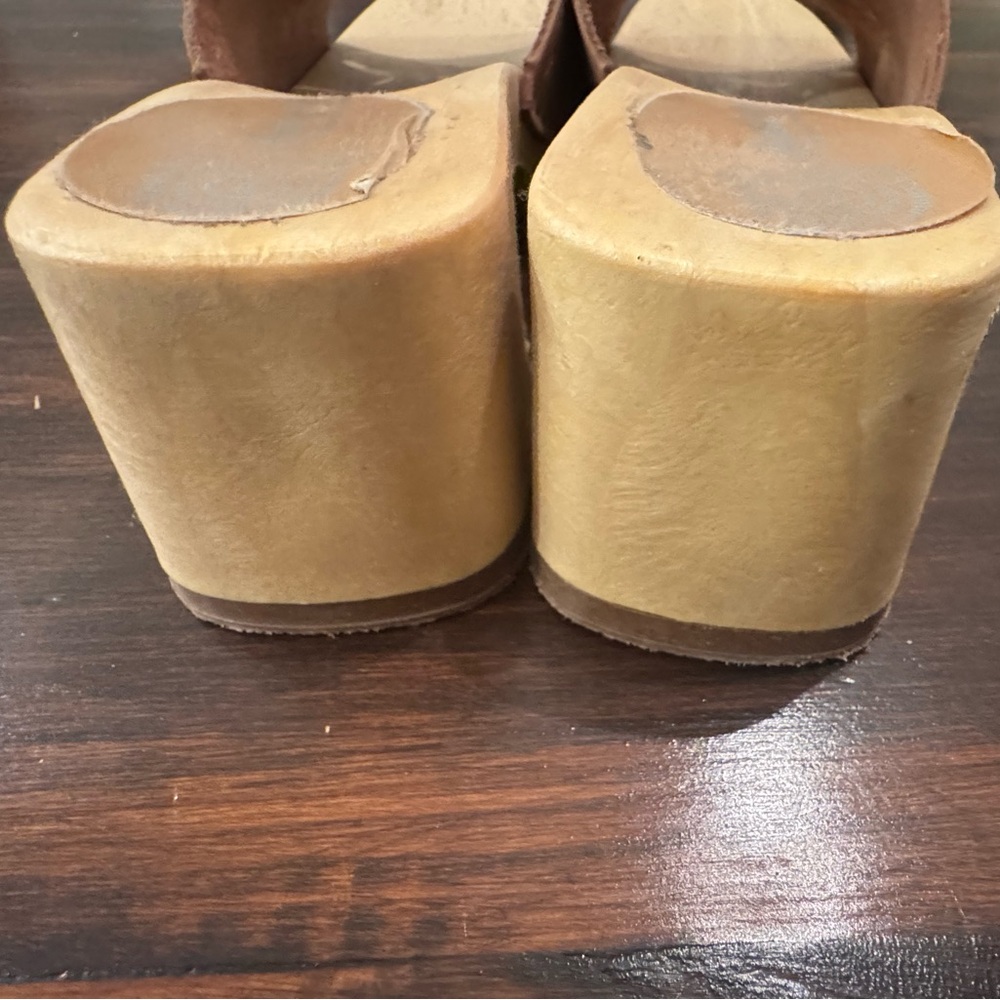 Brown Leather Women's Sandals leathercraft size 6 women’s - Picture 6 of 10